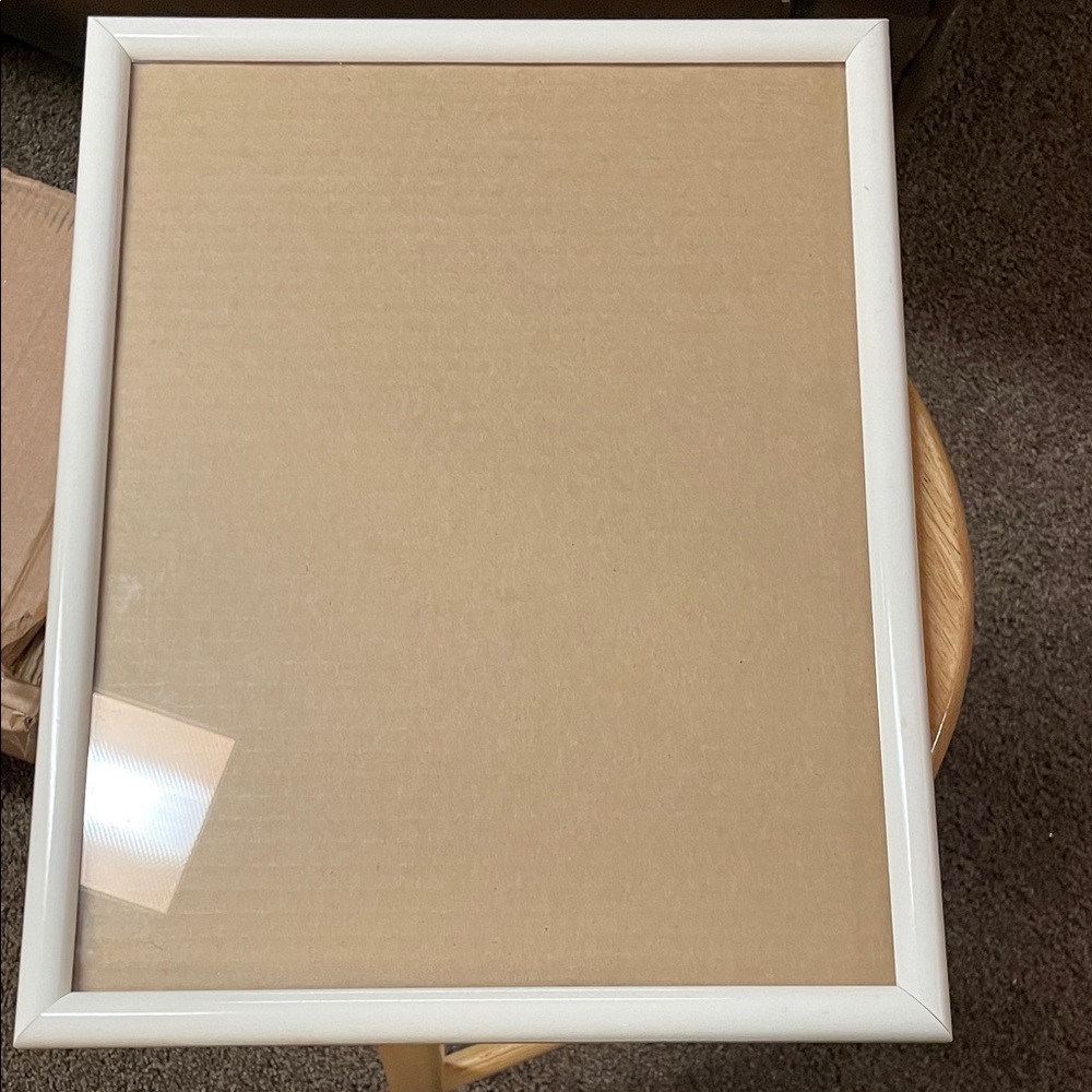 White Picture  Frame with Glass